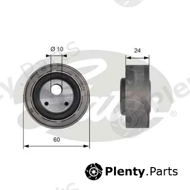 Gates T41277 — Tensioner Pulley, timing belt PowerGrip®