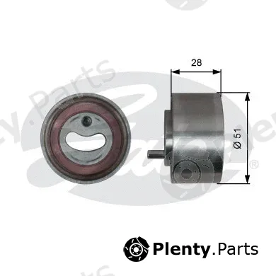 Gates T41319 — Tensioner Pulley, timing belt PowerGrip®