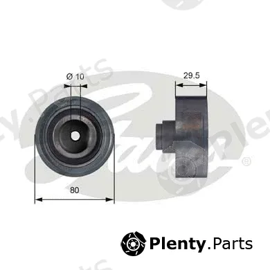 Gates T42050 — Deflection/Guide Pulley, timing belt PowerGrip®