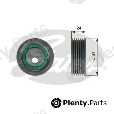 Gates T39176 — Tensioner Pulley, V-ribbed belt DriveAlign®