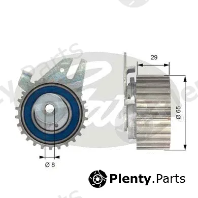 Gates T43043 — Tensioner Pulley, timing belt PowerGrip®