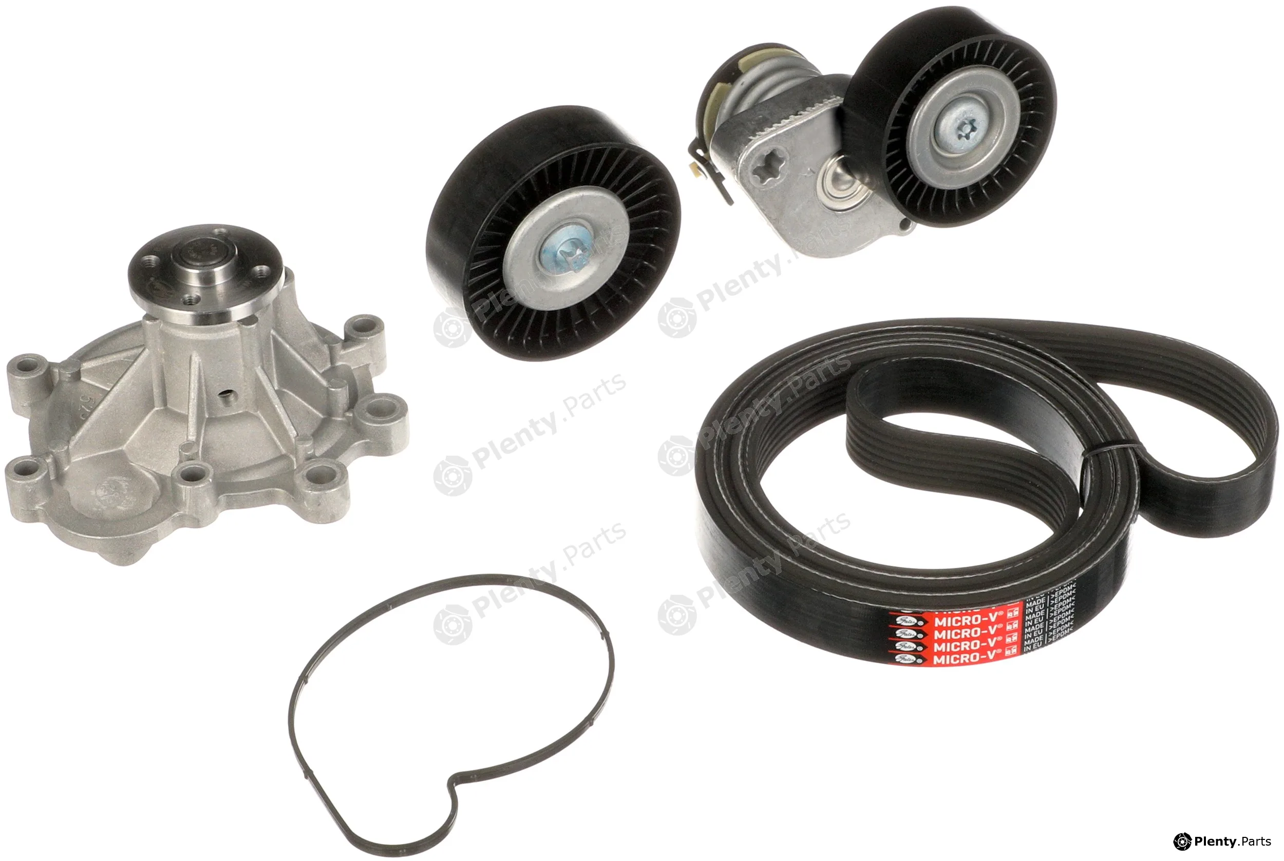 Gates KP17PK2418 — Water Pump + V-Ribbed Belt Kit Micro-V® Kit