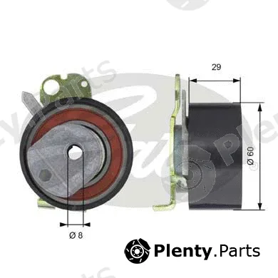 Gates T43050 — Tensioner Pulley, timing belt PowerGrip®