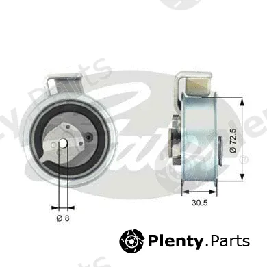 Gates T43018 — Tensioner Pulley, timing belt PowerGrip®