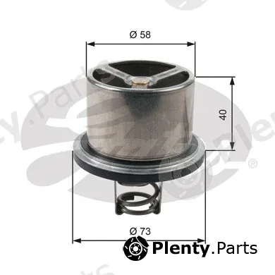 Gates TH07882 — Thermostat, coolant