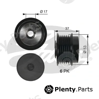Gates OAP7015 — Alternator Freewheel Clutch DriveAlign®