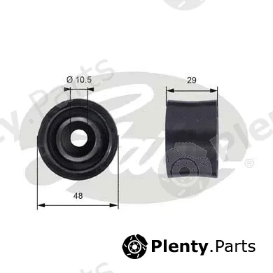 Gates T42033 — Deflection/Guide Pulley, timing belt PowerGrip®