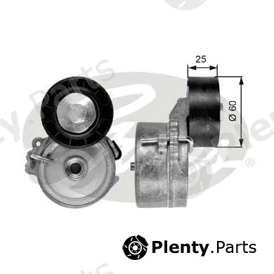 Gates T39033 — Belt Tensioner, V-ribbed belt DriveAlign®