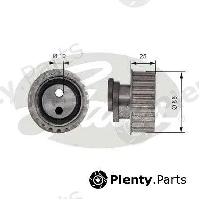 Gates T41172 — Tensioner Pulley, timing belt PowerGrip®