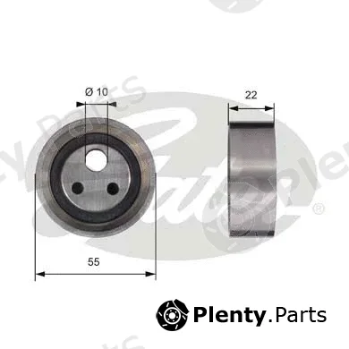 Gates T41155 — Tensioner Pulley, timing belt PowerGrip®