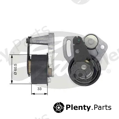 Gates T43107 — Tensioner Pulley, timing belt PowerGrip®