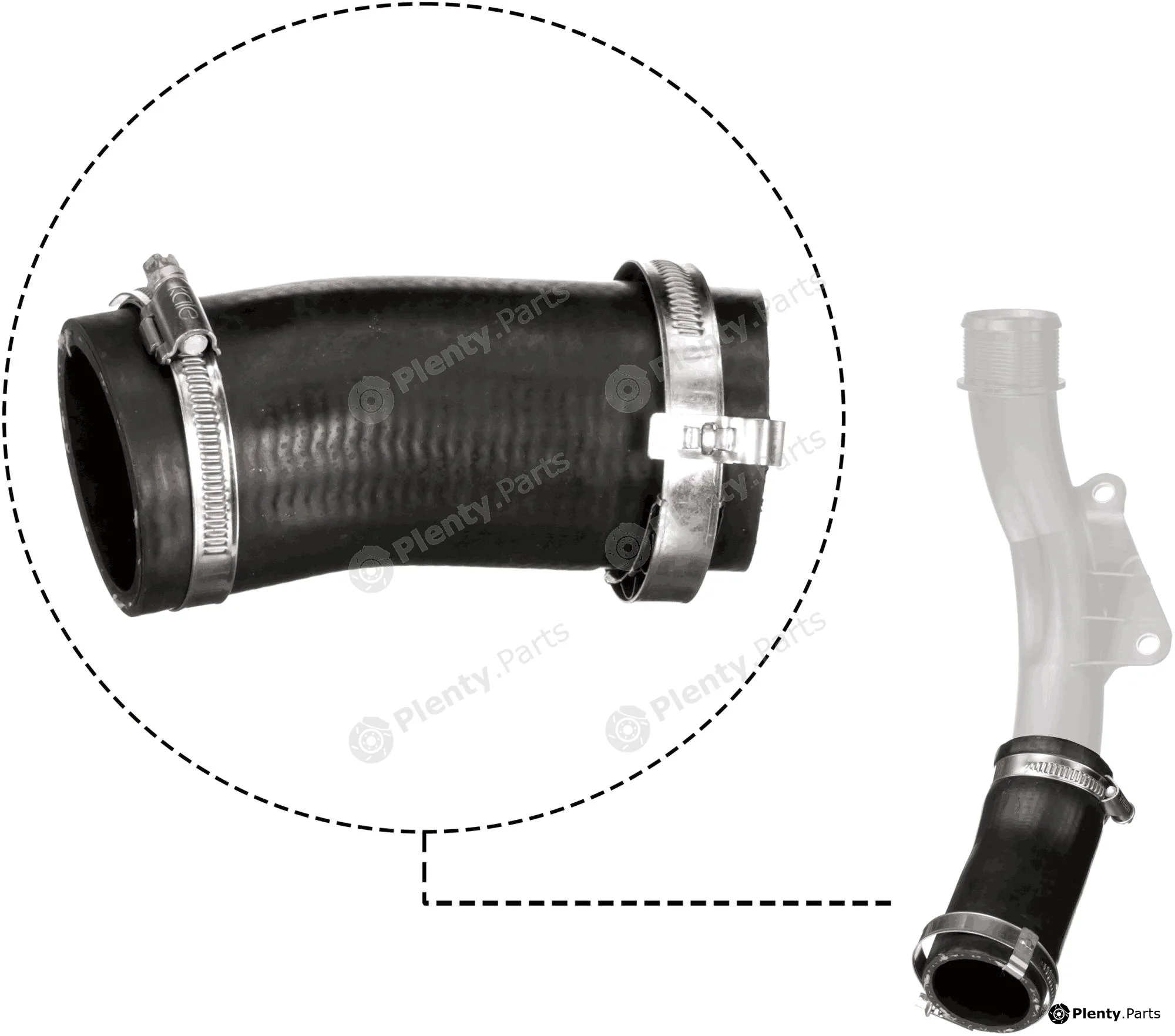 Gates 09-1466 — Charge Air Hose