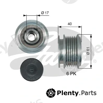 Gates OAP7013 — Alternator Freewheel Clutch DriveAlign®