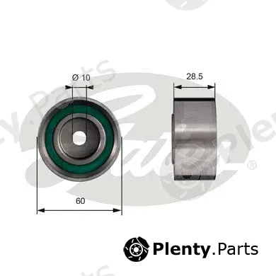 Gates T42015 — Deflection/Guide Pulley, timing belt PowerGrip®