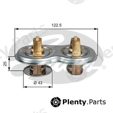 Gates TH52275G1 — Thermostat, coolant