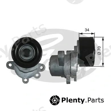 Gates T39155 — Belt Tensioner, V-ribbed belt DriveAlign®