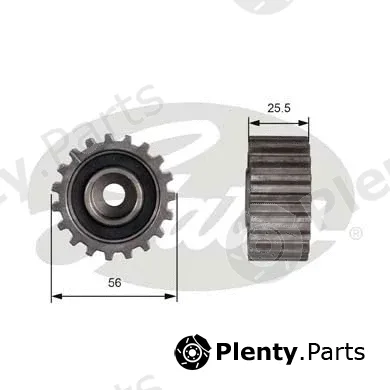 Gates T42000 — Deflection/Guide Pulley, timing belt PowerGrip®