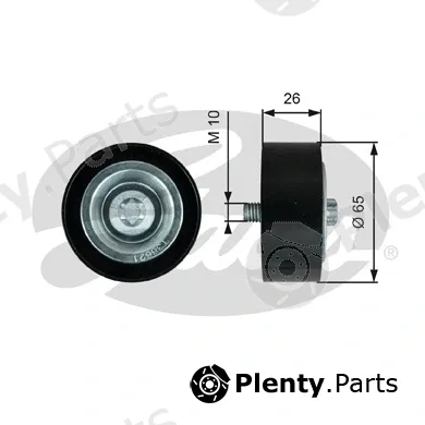 Gates T36621 — Deflection/Guide Pulley, V-ribbed belt DriveAlign®