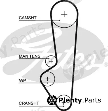 Gates 5097 — Timing Belt PowerGrip®