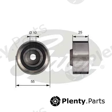 Gates T42016 — Deflection/Guide Pulley, timing belt PowerGrip®