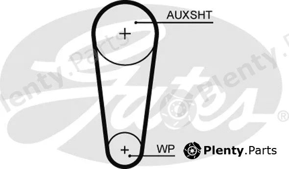 Gates 5682XS — Timing Belt PowerGrip®