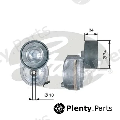 Gates T38638 — Belt Tensioner, V-ribbed belt FleetRunner™