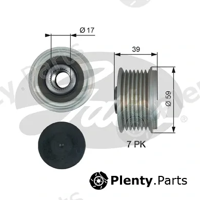Gates OAP7189 — Alternator Freewheel Clutch DriveAlign®