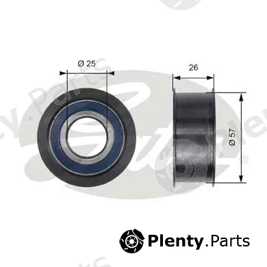 Gates T41242 — Tensioner Pulley, timing belt PowerGrip®