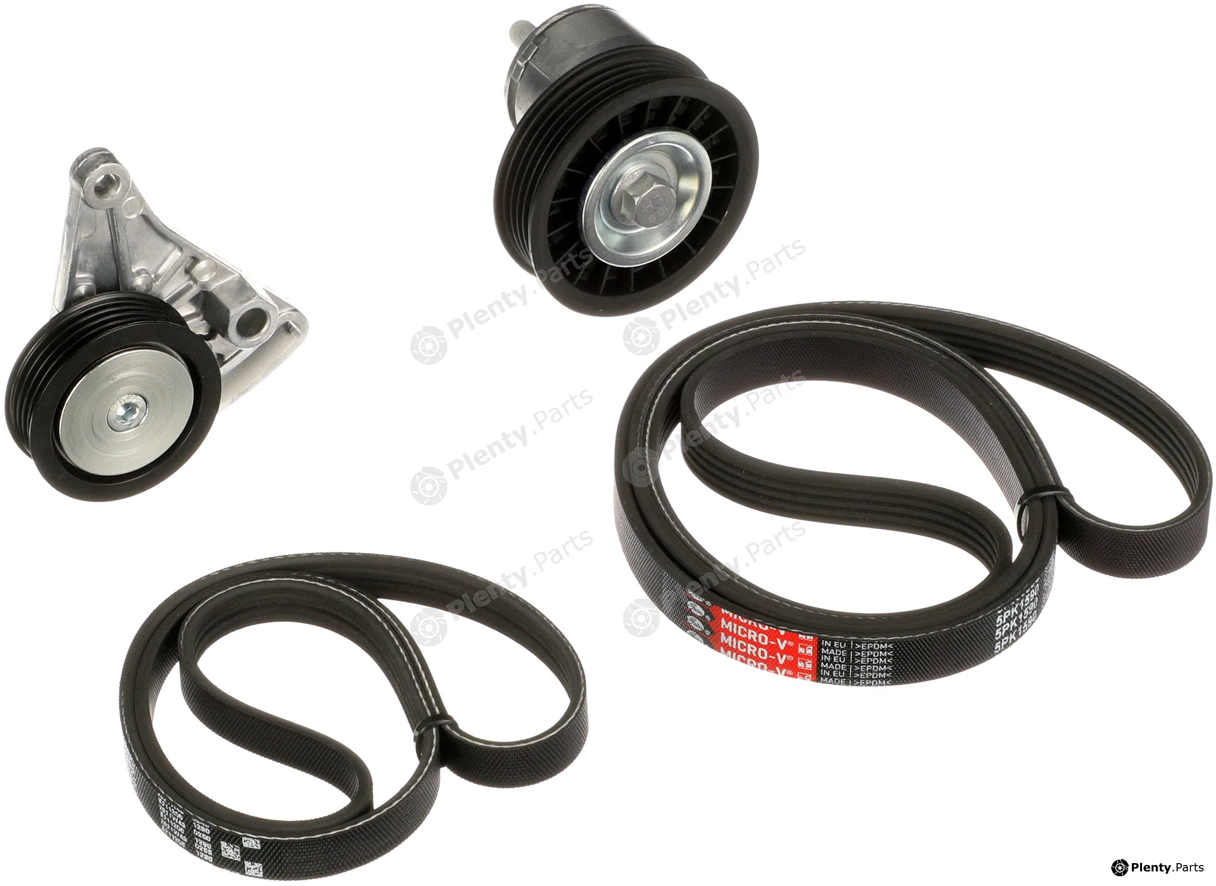 Gates K015PK1590 — V-Ribbed Belt Set Micro-V® Kit