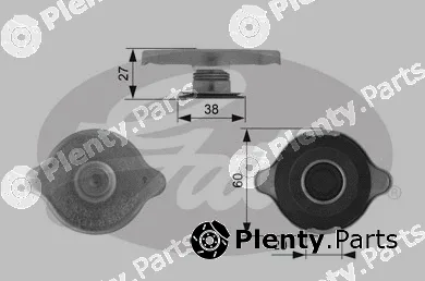 Gates RC114 — Cap, radiator