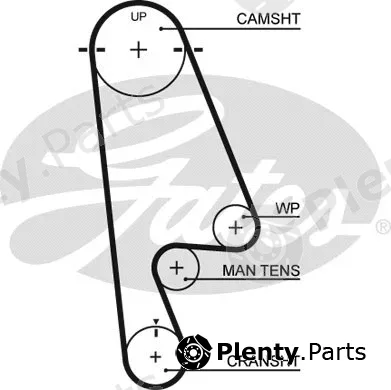 Gates 5480XS — Timing Belt PowerGrip®
