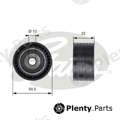Gates T41237 — Deflection/Guide Pulley, timing belt PowerGrip®