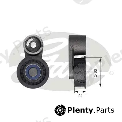 Gates T41125 — Tensioner Pulley, timing belt PowerGrip®