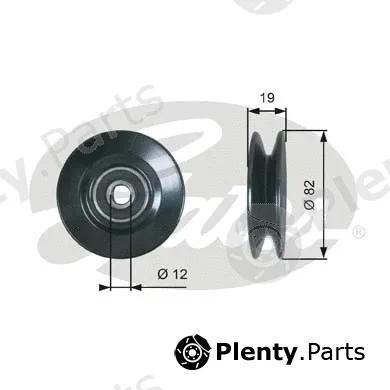 Gates T36606 — Deflection/Guide Pulley, V-belt DriveAlign®