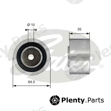 Gates T42152 — Deflection/Guide Pulley, timing belt PowerGrip®