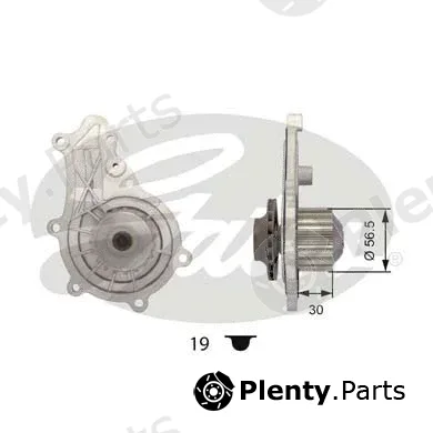 Gates WP0055 — Water Pump, engine cooling