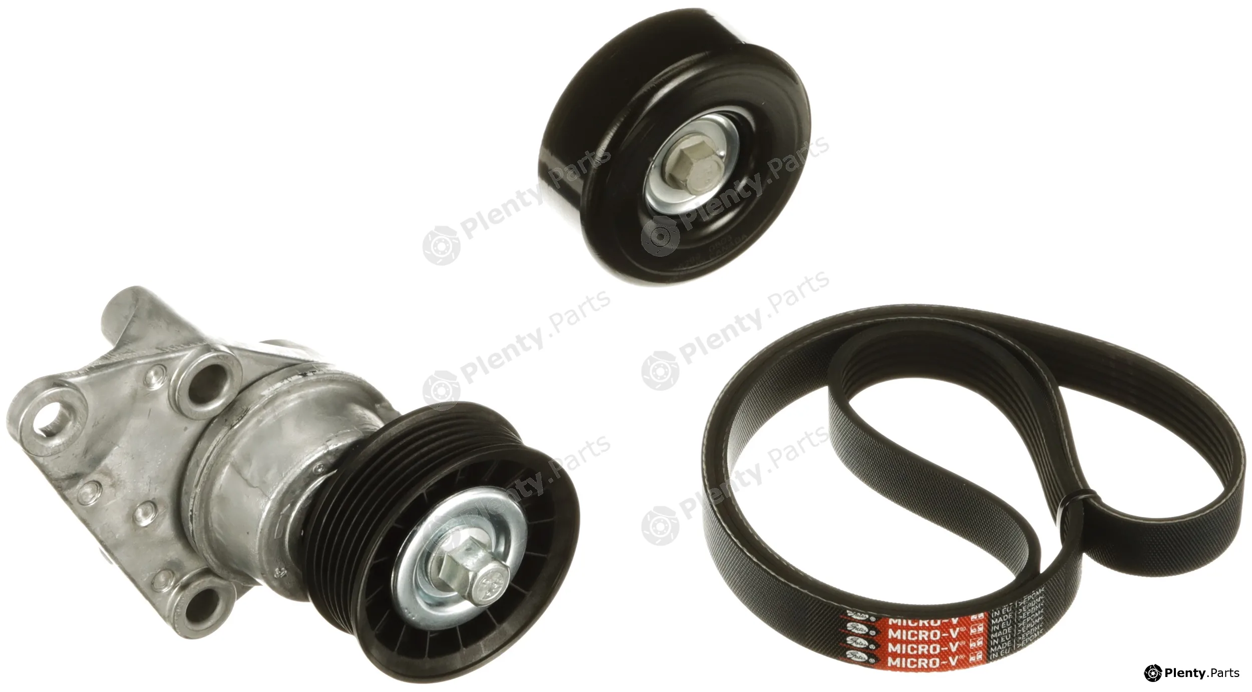 Gates K116PK2373 — V-Ribbed Belt Set Micro-V® Kit