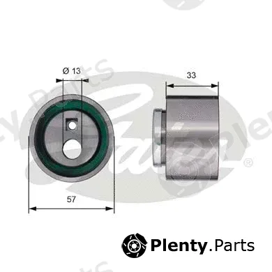 Gates T41258 — Tensioner Pulley, timing belt PowerGrip®