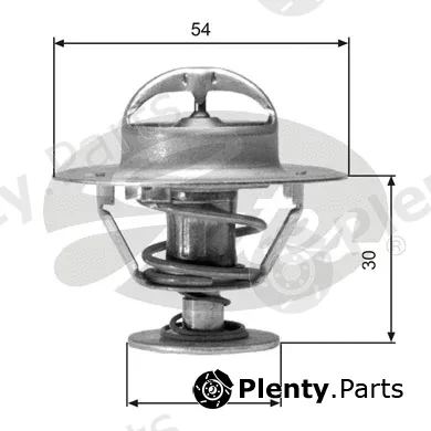 Gates TH02491G1 — Thermostat, coolant