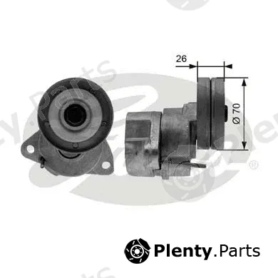 Gates T38154 — Belt Tensioner, V-ribbed belt DriveAlign®