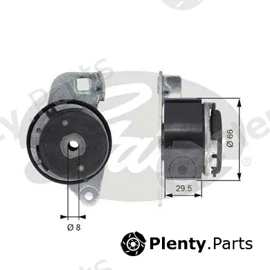 Gates T43045 — Tensioner Pulley, timing belt PowerGrip®
