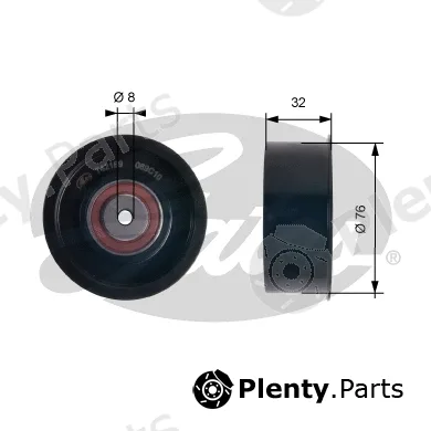 Gates T42169 — Deflection/Guide Pulley, timing belt PowerGrip®