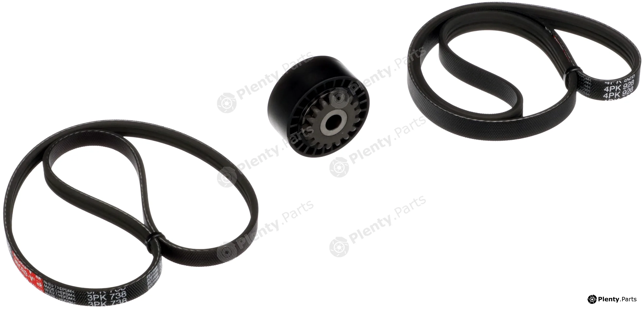 Gates K033PK738 — V-Ribbed Belt Set Micro-V® Kit