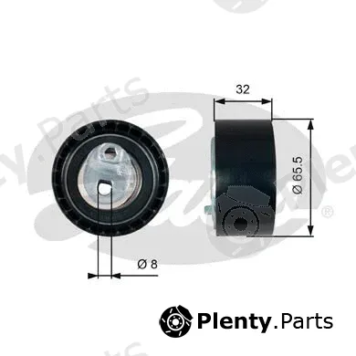 Gates T43035 — Tensioner Pulley, timing belt PowerGrip®