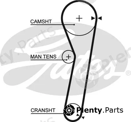 Gates 5365 — Timing Belt PowerGrip®