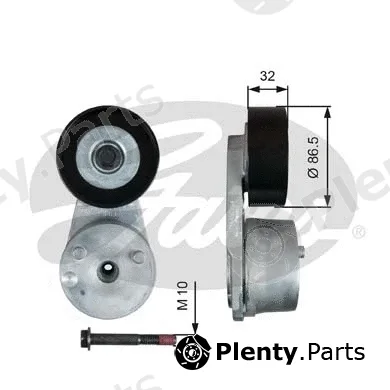 Gates T38584 — Belt Tensioner, V-ribbed belt FleetRunner™