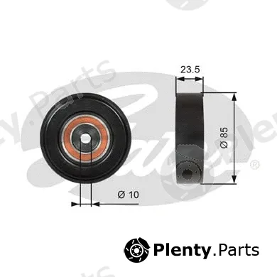 Gates T36274 — Deflection/Guide Pulley, V-ribbed belt DriveAlign®