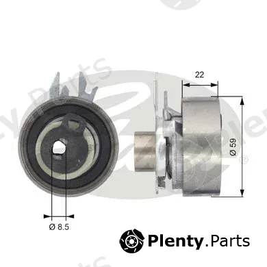 Gates T43070 — Tensioner Pulley, timing belt PowerGrip®