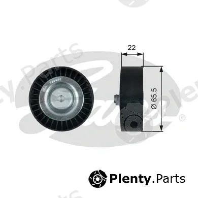Gates T36458 — Deflection/Guide Pulley, V-ribbed belt DriveAlign®