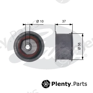 Gates T42086 — Deflection/Guide Pulley, timing belt PowerGrip®